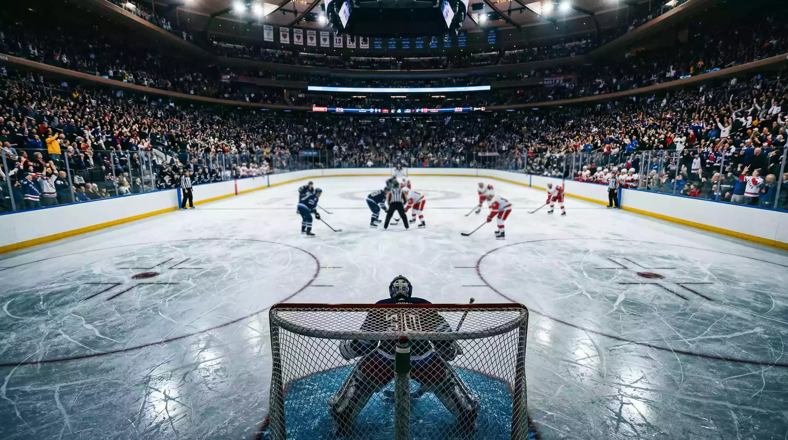 Análise de apostas na NHL com dados e métricas de hóquei no gelo